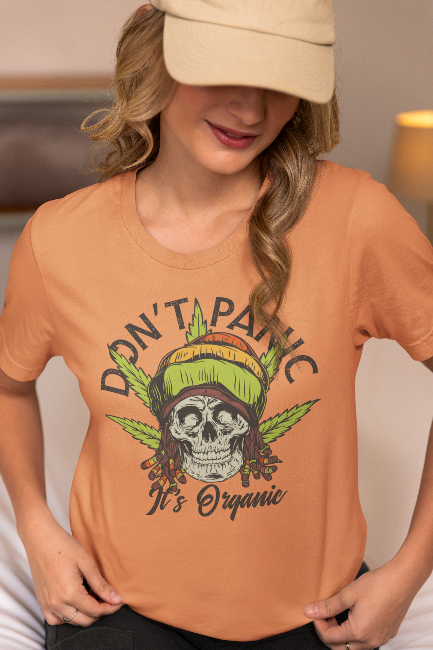 Don't Panic It's Organic - Ladies T-Shirt